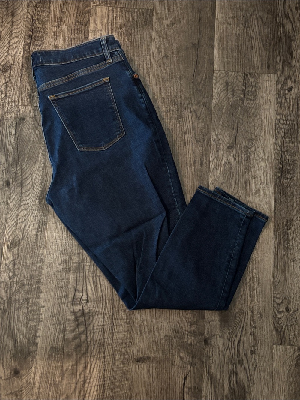 Abercrombie & Fitch High-Rise Skinny Ankle Jeans - Dark Wash - Size 12/31 Short